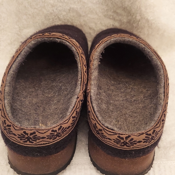 L.L.Bean Wool Clogs Black 7 - Picture 7 of 9